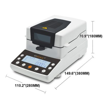 Halogen moisture regain moisture meter 0.001g readablity