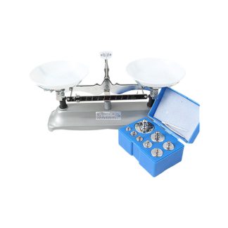 1000g/1g Tray balance physics teaching balance laboratory medicine mechanical balance with weights and tweezers