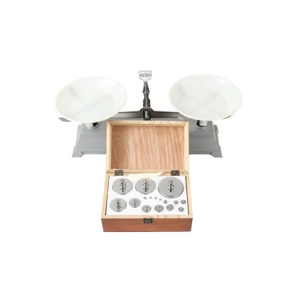2000g/2g Tray balance physics teaching balance laboratory medicine mechanical balance with weights and tweezers