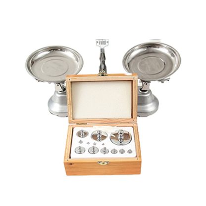 5kg/5g Tray balance physics teaching balance laboratory medicine mechanical balance with weights and tweezers